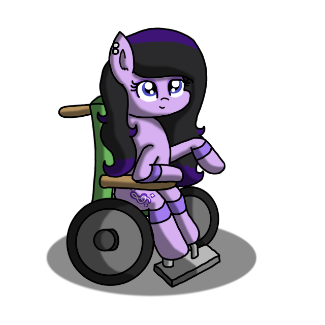 1069398__safe_solo_oc_simple+background_transparent+background_earth+pony_wheelchair_handicapped_artist-colon-sketchydesign78_oc-colon-melody+shine
